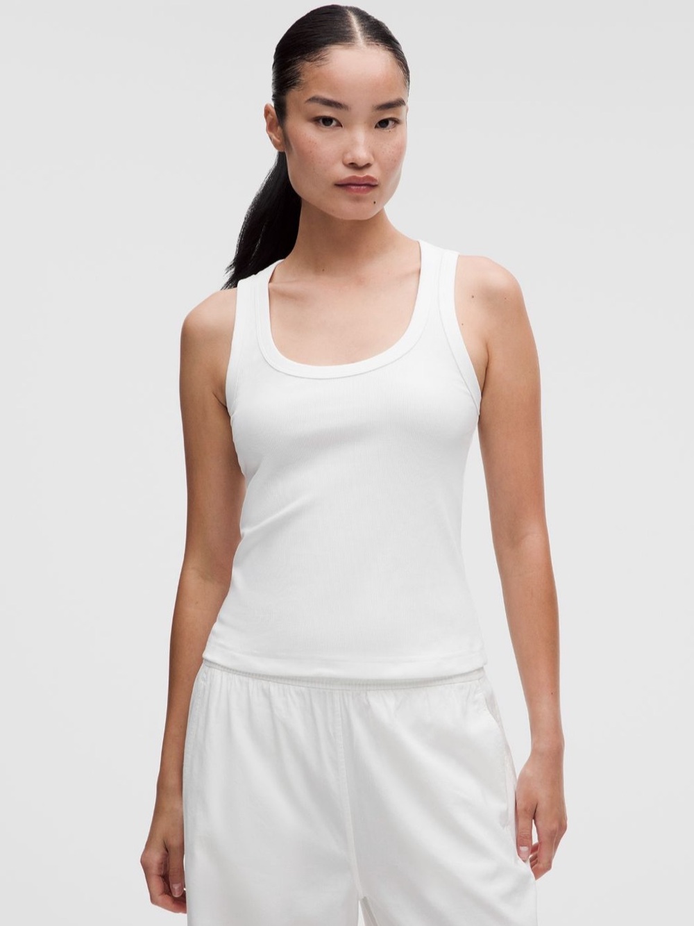 lululemon Little Scoopneck Tank Top - White (size S)